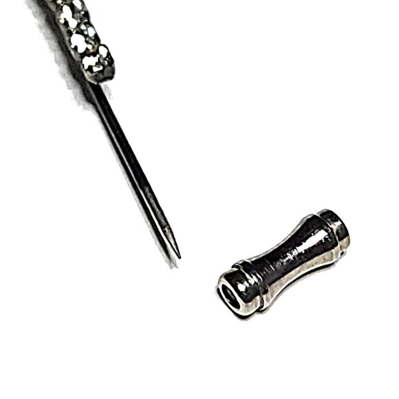 Lightening bolt rhinestone stick pin - Picture 2 of 8